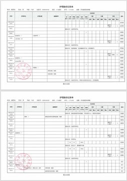 进食后剧痛，CT见游离气体 - 护理路径记录单_P303_P304.jpeg